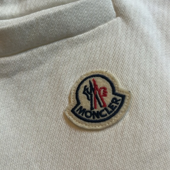 Ladies MONCLER white jogger pants. AUTHENTIC - Picture 3 of 8